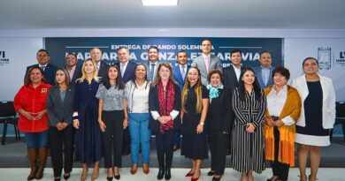 El Congreso del Estado de Morelos entregó a Margarita González Saravia el Bando Solemne que la declara gobernadora para el periodo 2024-2030, comprometiéndose a una gestión inclusiva y austera.