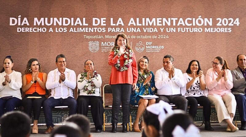 La gobernadora Margarita González Saravia encabeza la exposición de platillos en Tepoztlán, destacando la riqueza culinaria de Morelos y el compromiso con la alimentación digna.