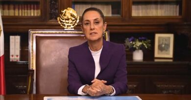 La jefa de gobierno informará sobre medidas ante aranceles de EE.UU. en un evento ciudadano que coincide con el discurso de Donald Trump.