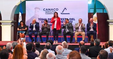 En reunión con Canaco Servytur, Margarita González Saravia presentó una serie de proyectos para fortalecer la economía y el turismo en el estado, convocando a la unidad intersectorial.