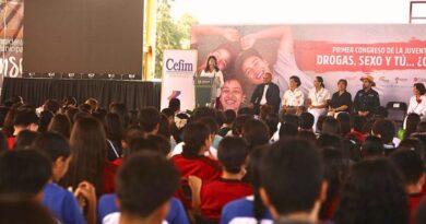 Margarita González Saravia inaugura foro “Sexo, Drogas y Tú… ¿Qué Onda?” en Yautepec, impulsando educación sexual y prevención entre jóvenes morelenses