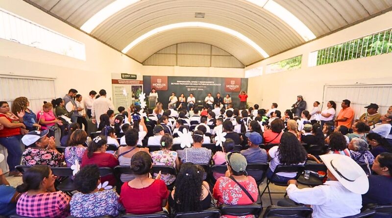 Familias de Xochicalco, en Miacatlán, por fin tienen acceso seguro y continuo al agua potable gracias a una inversión estatal de casi 7 millones de pesos.