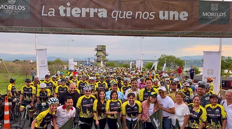 Con más de mil quinientos ciclistas y participación gratuita, el evento consolida a Morelos como un referente del ciclismo recreativo y el turismo deportivo.