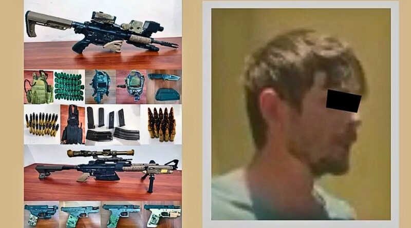 Un estadounidense armado fue capturado en Atlacomulco con rifles, municiones y una placa de la CIA; autoridades investigan si se hacía pasar por agente
