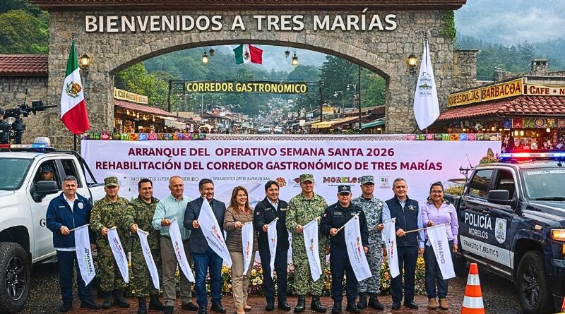 Autoridades activan operativo vacacional y renuevan Tres Marías para recibir visitantes con mayor seguridad, identidad gastronómica y espacios dignos.