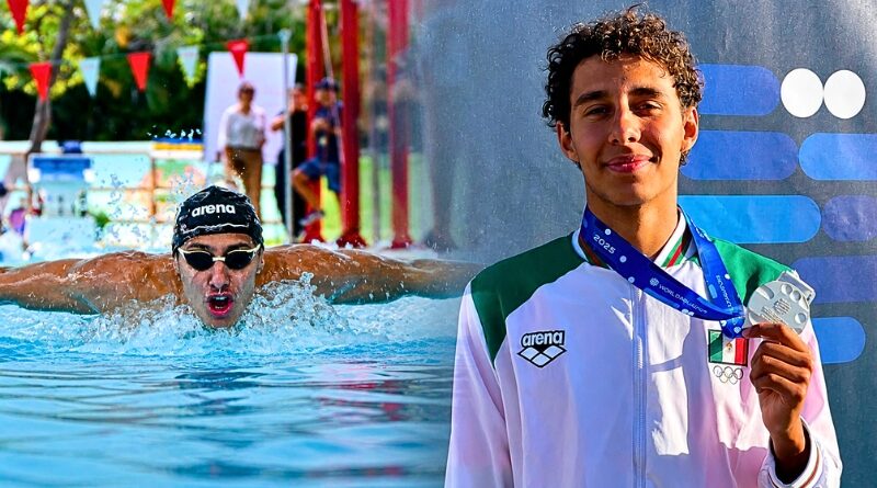 El nadador morelense conquista una histórica medalla de plata en 3 km, consolidándose como referente nacional y orgullo del deporte mexicano.