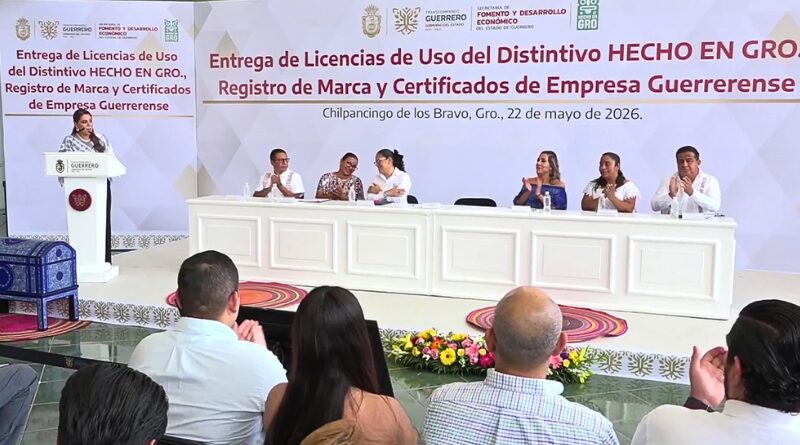 Empresas guerrerenses reciben distintivos, registros de marca y certificados para fortalecer su identidad comercial y competitividad.