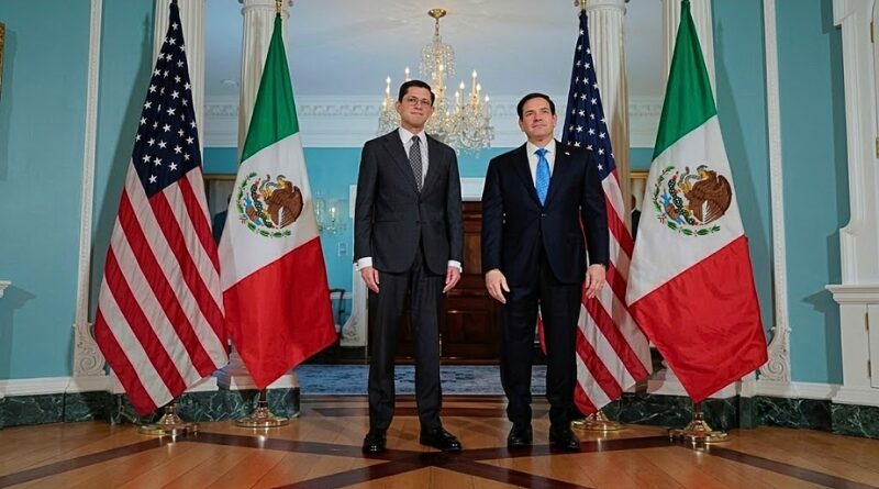 Roberto Velasco y Marco Rubio dialogan sobre comercio y economía, en medio de negociaciones que podrían definir la relación bilateral.