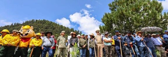 Huitzilac fue sede de una jornada que sumó 5 mil árboles al Bosque de Agua y elevó a 160 mil la cifra estatal de plantaciones durante 2026 en Morelos.