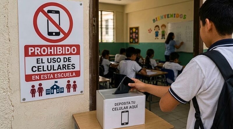 La restricción regirá desde el 3 de noviembre en escuelas públicas y privadas, y cada plantel podrá definir reglas específicas según sus necesidades.